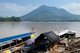 Thailand: Tour boats moored on the Mekong River at Kaeng Khut Khu, Loei Province